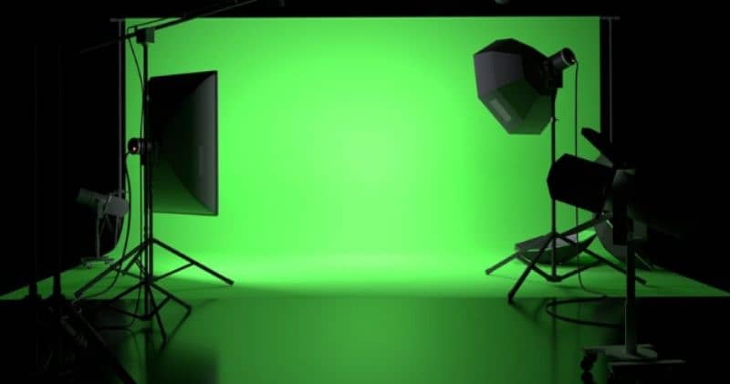 Green Chroma key background 0