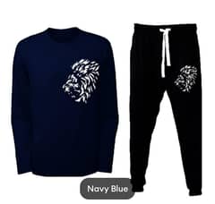 2 Pcs Men's Micro Polyester Printed Track Suit (Price can be Lower)