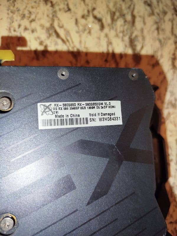 XFX RX 580 8 GB 2048SP Original 10/10 Condition 1