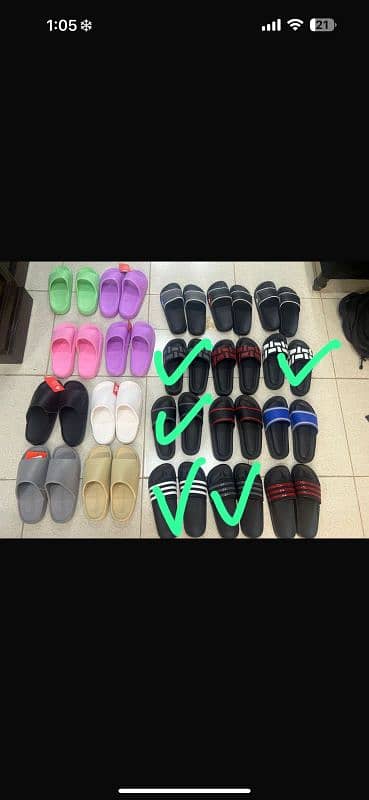 (Nike) original slippers & shoes 1