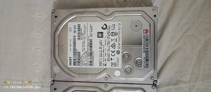 HGST Hard Disk 6 TB SATA 7200 RPM 0