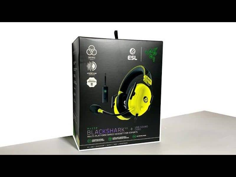 (sealed box packed) Razer Blackshark V2 ESL Special Edition 3