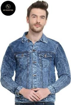 Men’s Classic Denim Jacket - Plain Design - 1Pieace