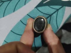 orignal neelam stone silver ring