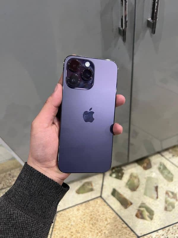 iphone 14pro max jv deep purple 128gb 2