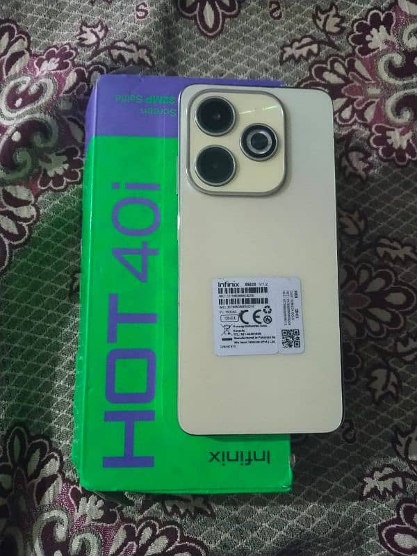 infinix hot 40i all ok hai 8/128 gp 1