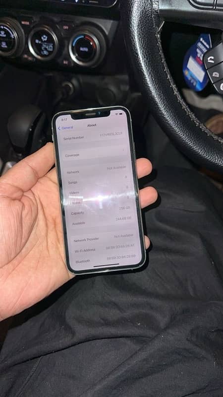 Iphone X 256 GB PTA approved 10/9 condition 1