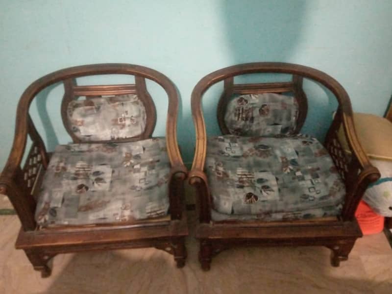 5 seater sofa set sheesham for sale 1