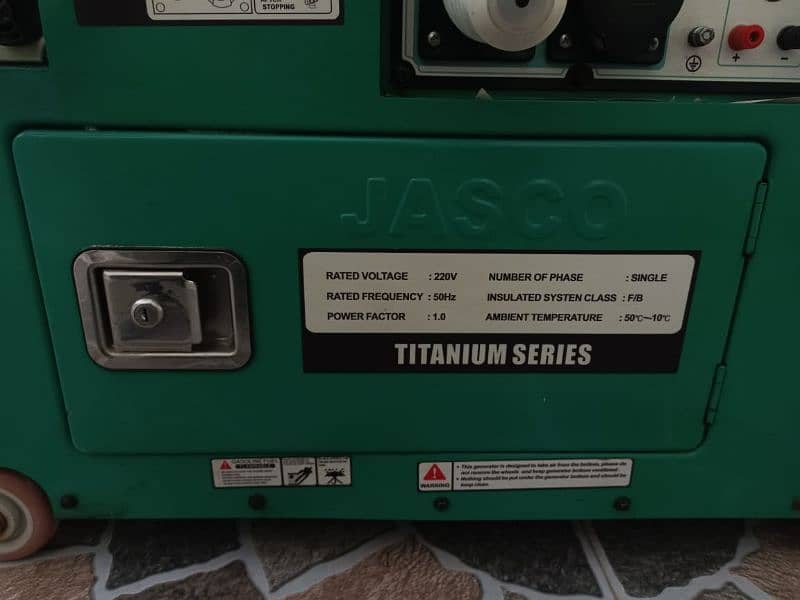 Jasco Generator 8.5kw/11 kva j12500bs for Sale. 4