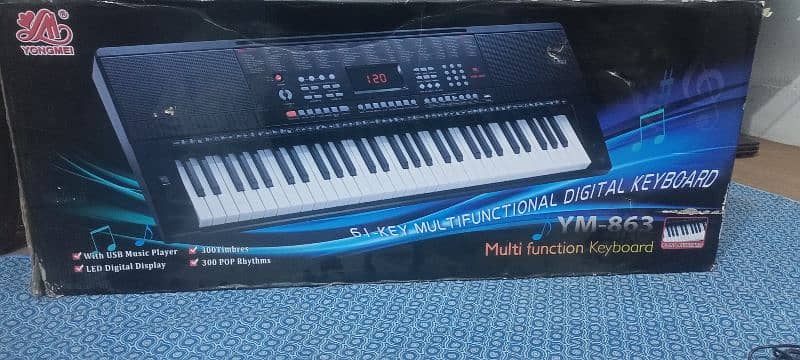 YONGMEI YM-863 61-keys multifunctional digital keyboard 4