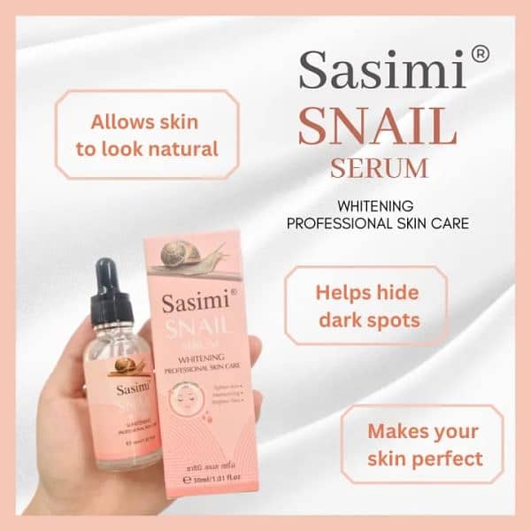 Sasimi Snail Serum High Quality Anti Aging Moisturizing & Whitening Se 1