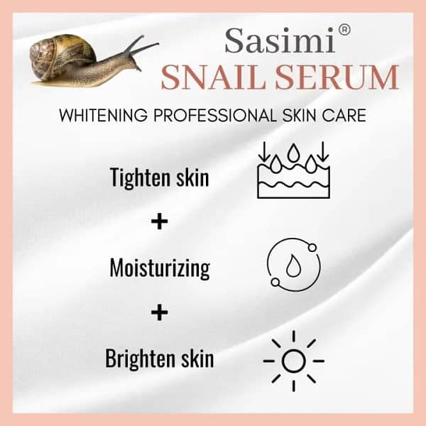 Sasimi Snail Serum High Quality Anti Aging Moisturizing & Whitening Se 3