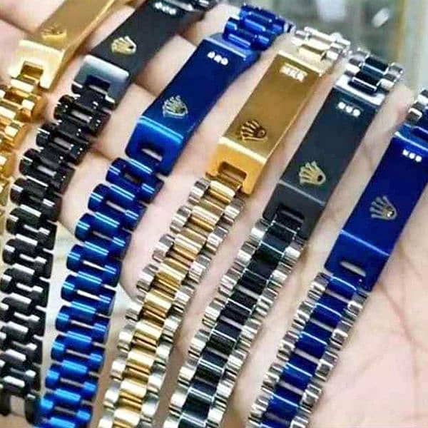 "Stylish Metal Bracelets for Men - Premium Quality in Multiple Colors" 0