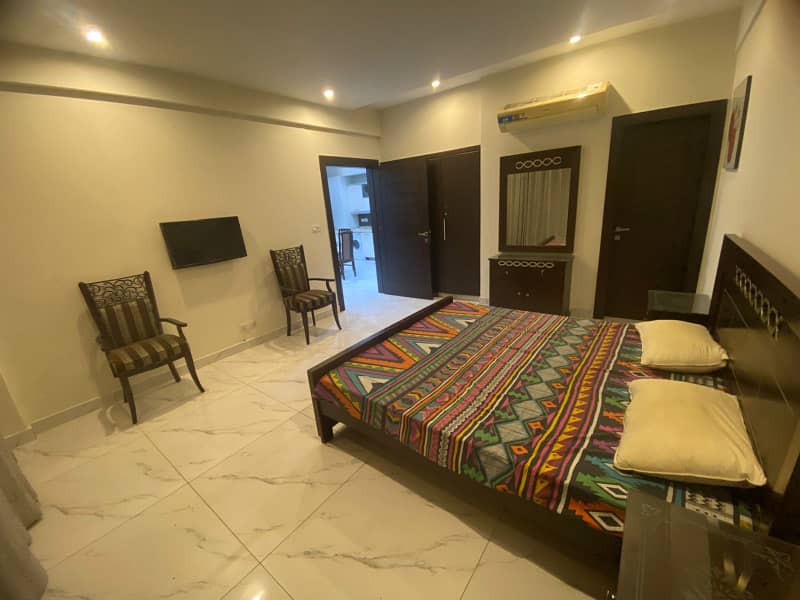 One bed flat for rent in hights 2ext phase 4 bahria town Rawalpindi 0