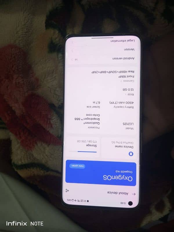 OnePlus 9 pro 12/256 4