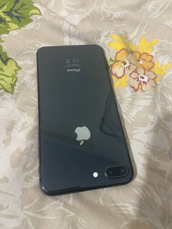 iPhone 8 Plus black colour glass back 3