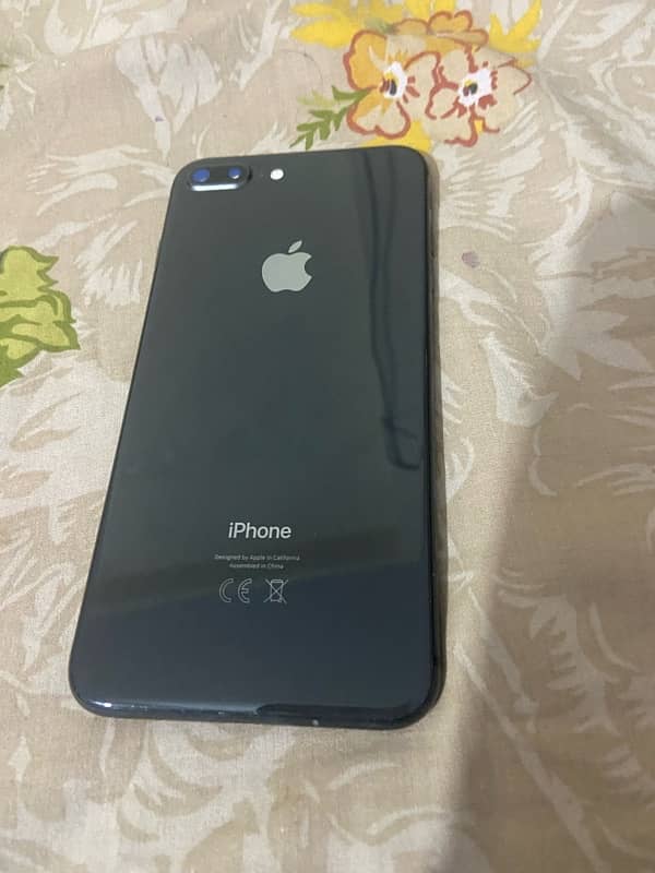 iPhone 8 Plus black colour glass back 4