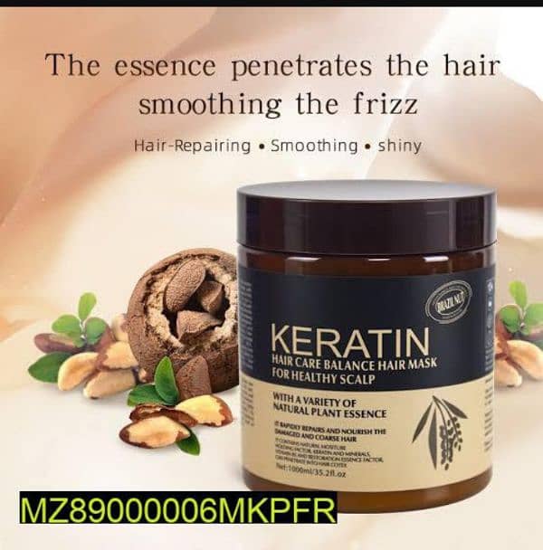 The essence penetrates the hair smoothing the frizz Hair- 2