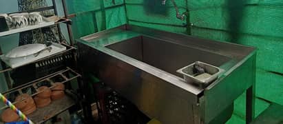 non magnetic steel commercial sink