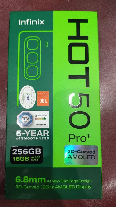 Infinix Hot 50 Pro Plus Just Box Open Full Warrnty 0