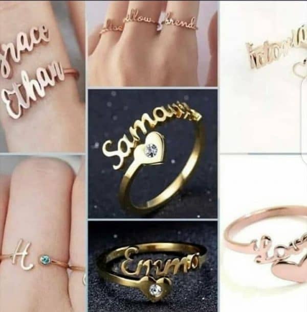 Gold Plated Name Lockets 11