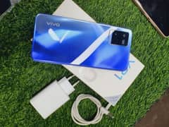 vivo y21 4/64 gb with box in blue colour num 03059555/991