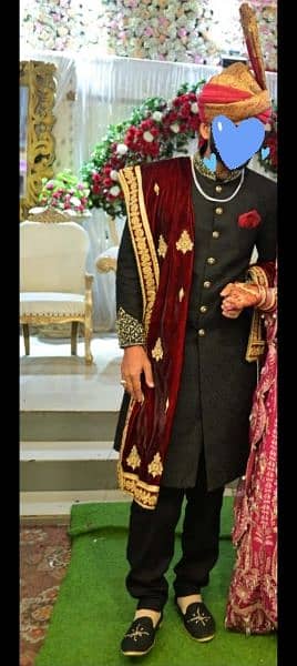 Embroidery Groom Sherwani stitched from karachi 1