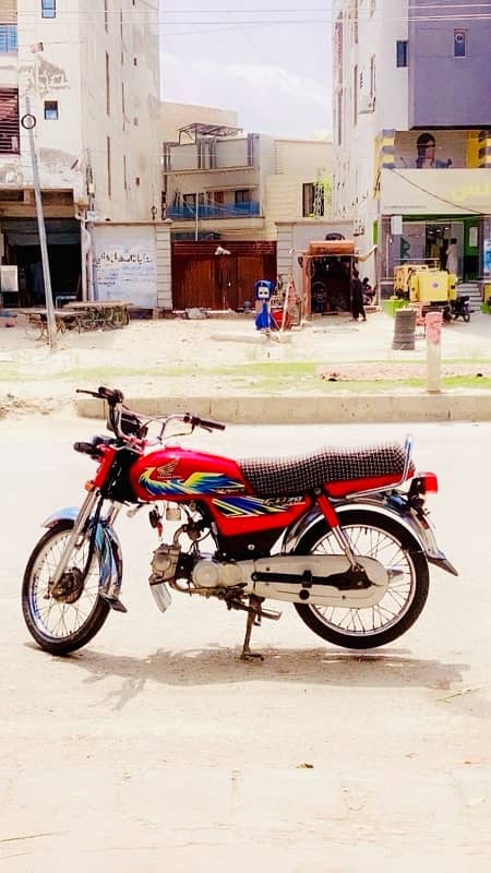 HONDA CD70 2021 sukkur number 0