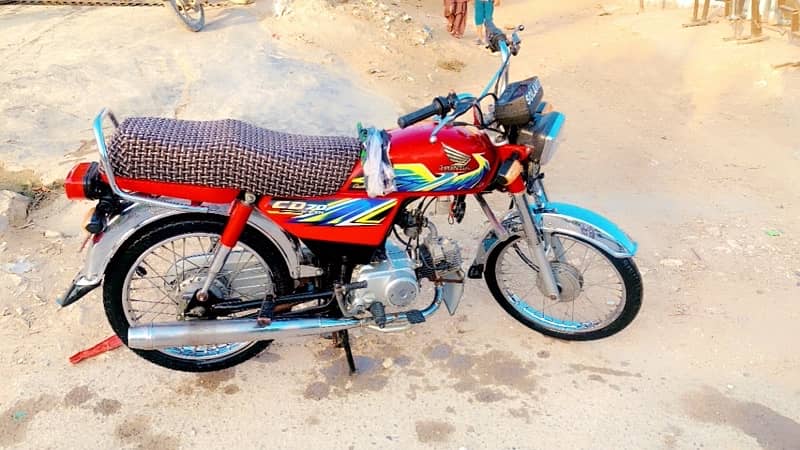 HONDA CD70 2021 sukkur number 1