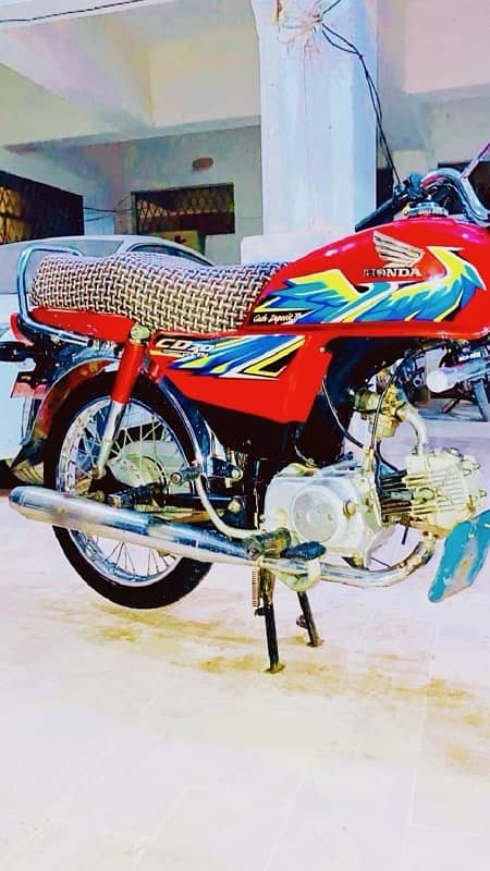 HONDA CD70 2021 sukkur number 2