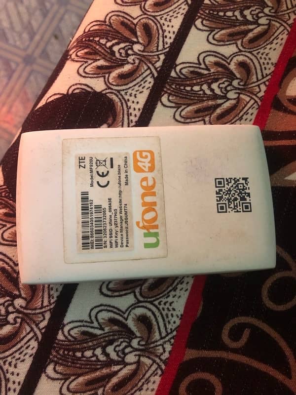 Ufone4G Blaze Wifi Device ZTE Model :MF920U 1