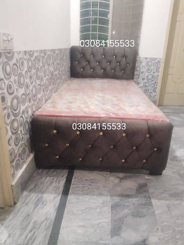 single bed / poshish bed / single bed / wooden bed wholesale prices 1