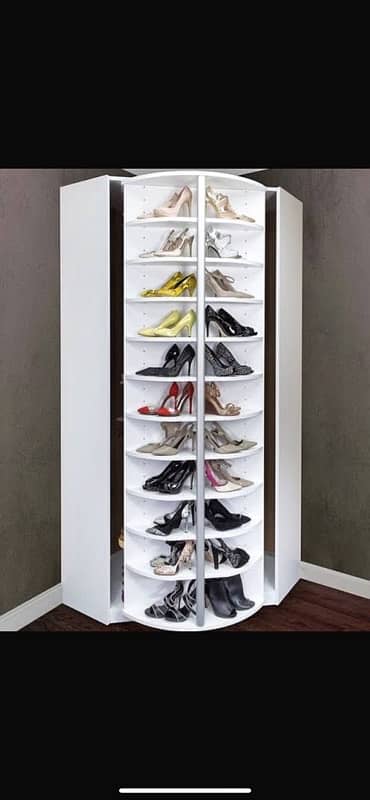 Movable wardrobe shoe and bags wardrobe 1