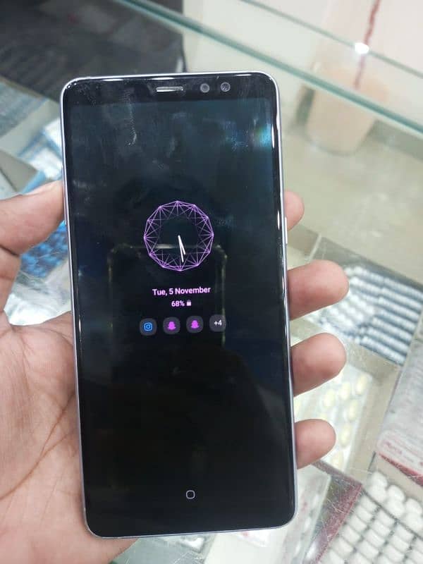 sumaung a8+ 4+64 amoled display  just box sath h ofical all 1