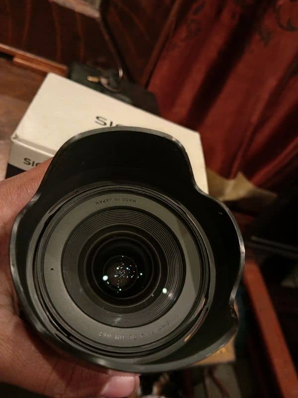 Sony E mount 16mm 1.4 sigma 3