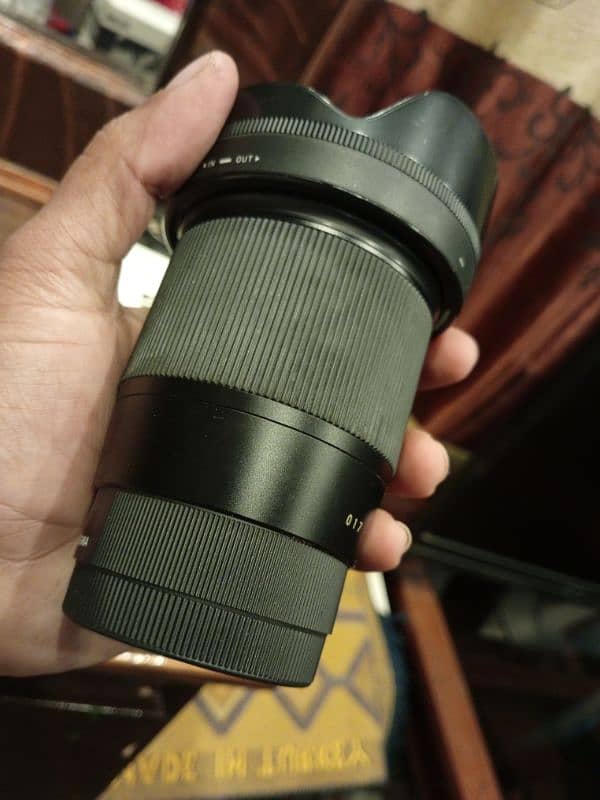 Sony E mount 16mm 1.4 sigma 5