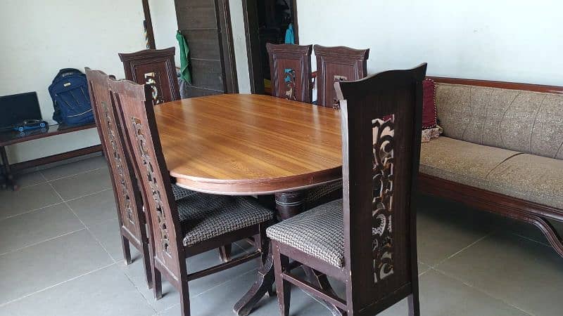 6 chair dining table 0