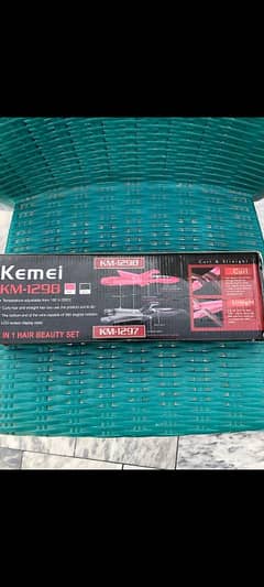 KEMEI Hair Straightener and Hair Curler