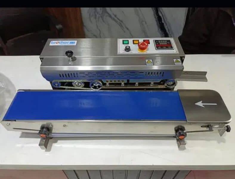 Continuous Band Sealer Machine | Plastic bag, pouch sealing packing 1