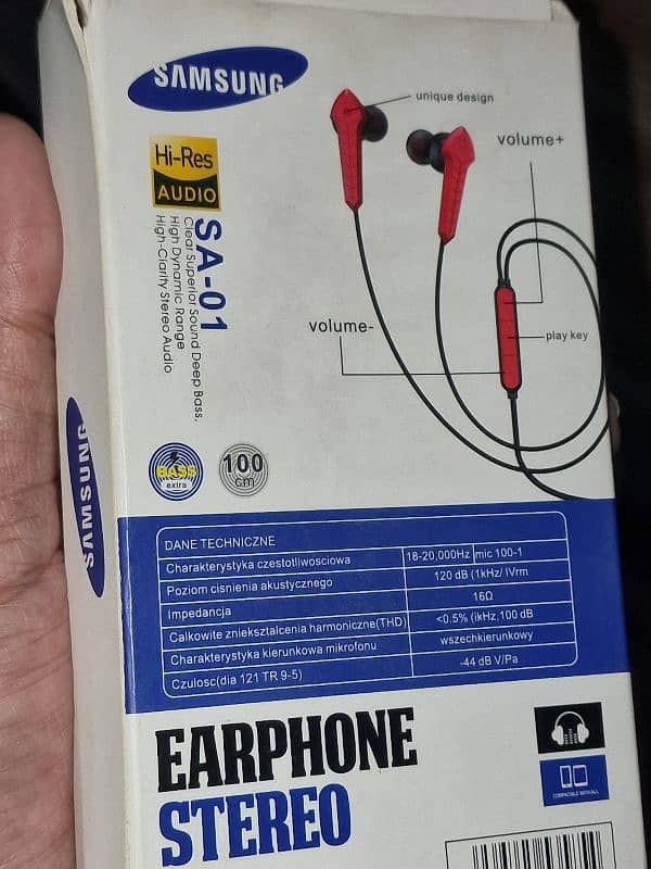 Samsung Original Handsfree High Bass Handfree Model SA-01 10