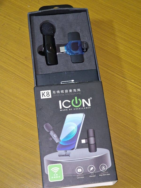 ICON K8 Wireless Mic Original - Type-C Mic iPhone Mic 1