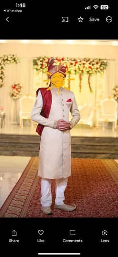 Groom's Sherwani for sale