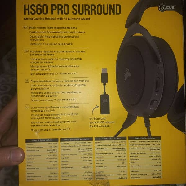 Corsaire hs60 pro surround 1