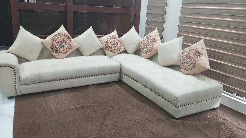 L shaped  7 seater sofa 1