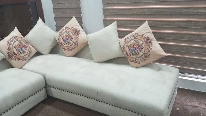 L shaped  7 seater sofa 2