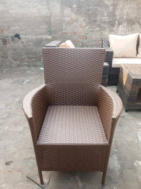 Garden chairs/rattan sofa sets/dining tables/UPVC outdoor furniture 17