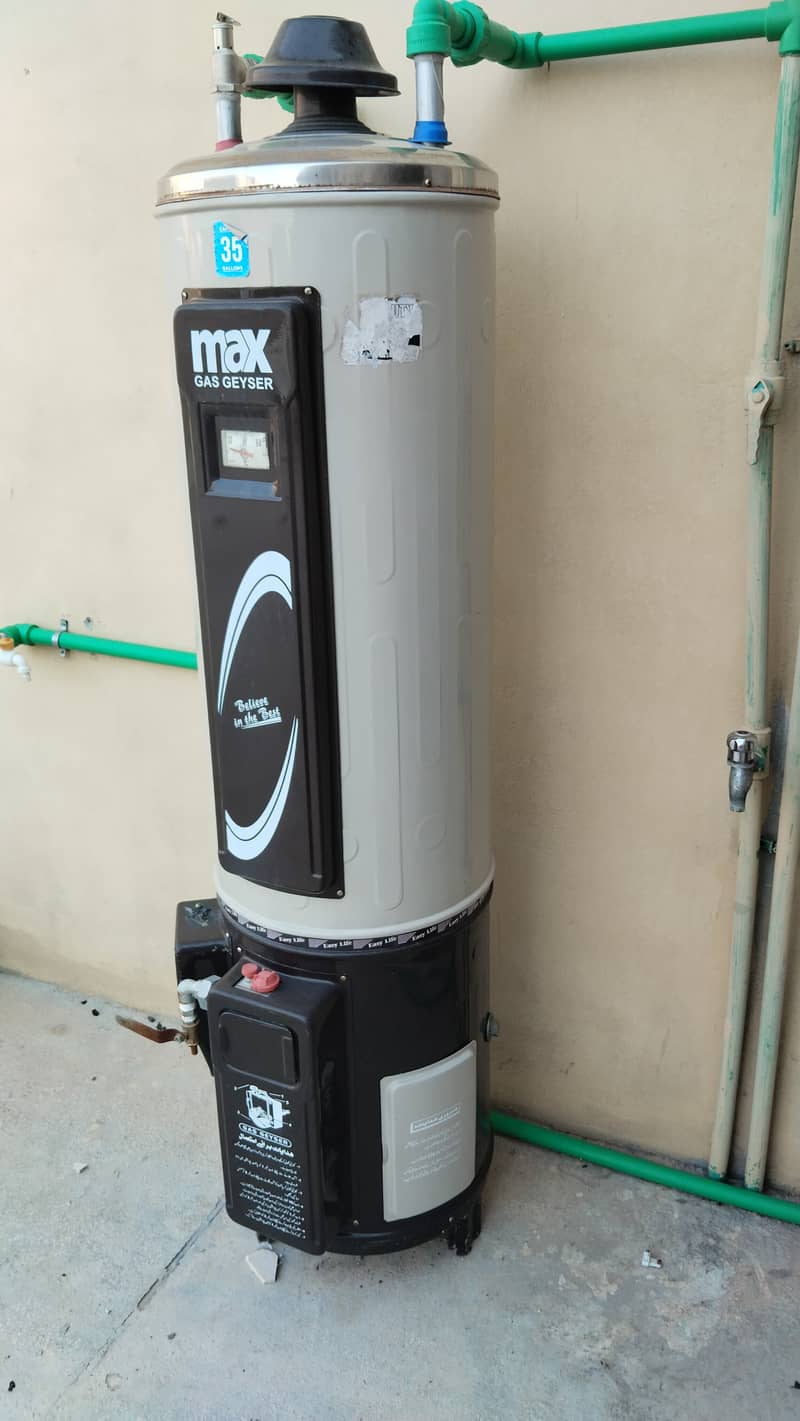 MAX GAS GEYSER 35 GALLON 2