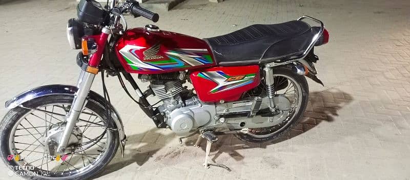 honda cg 125 2023 ka last month 7