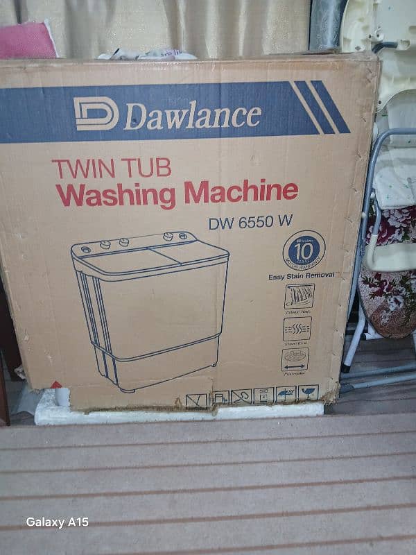 dawlance washing machine Model DW 6650 W 0