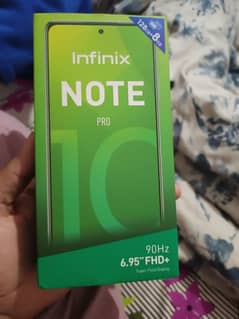 Infinix Note 10 pro complete box exchange